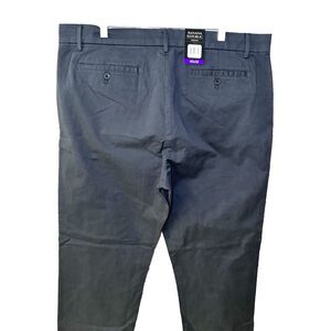 Banana Republic Pants Chino Mens 40X32 Gray Flat front Straight Leg Stretch NEW
